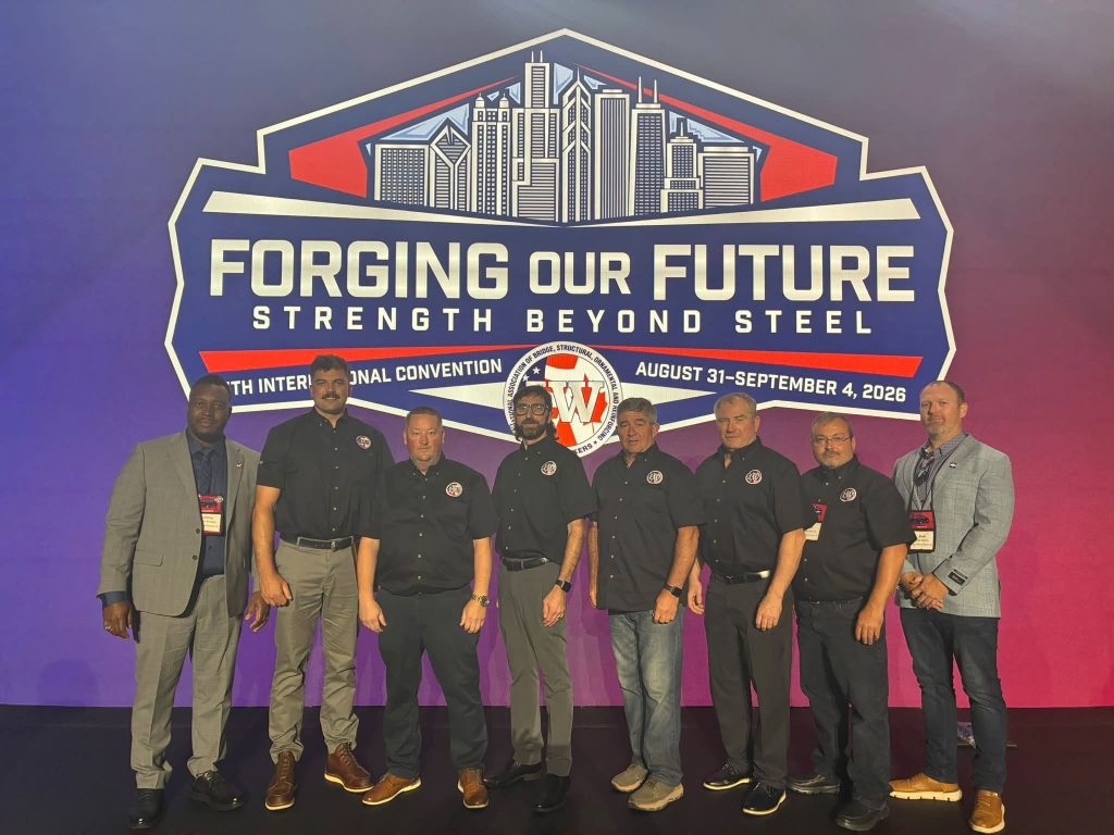 Ironworkers Local 764 delegates at the 2026 IW International Convention.